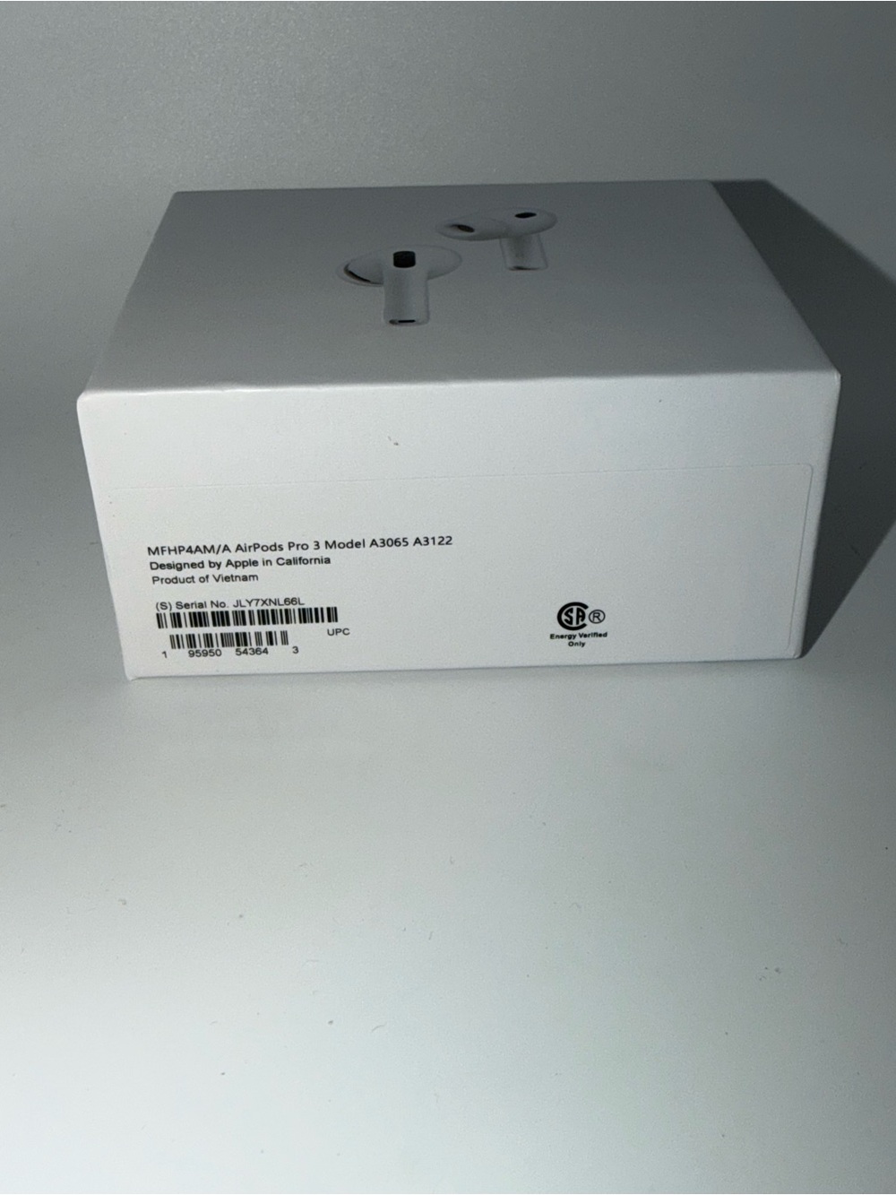 Apple AirPods Pro 3 - White Box